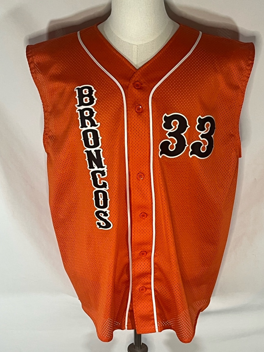 El Dorado Broncos Team Issued NBC Baseball Jersey Adult XL #33 Noah Smallwood
